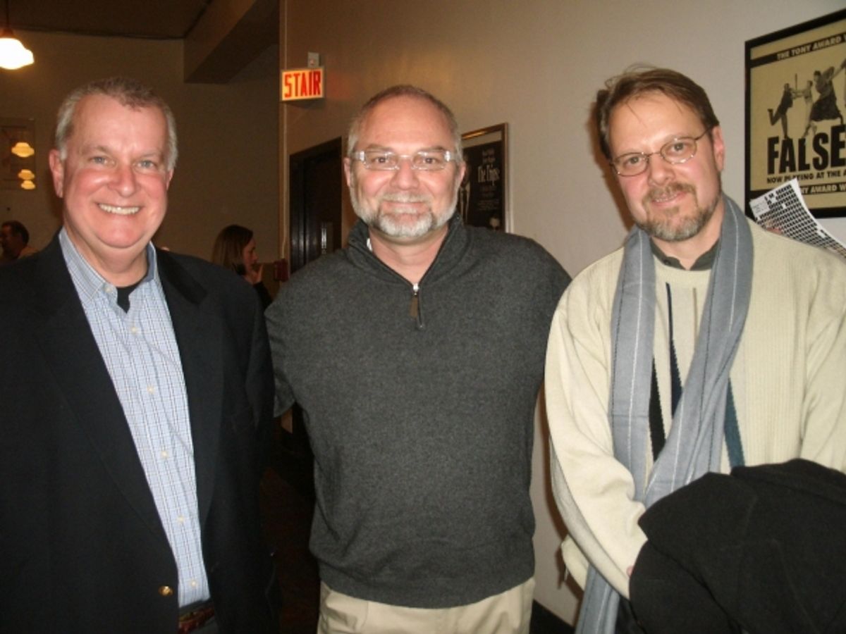 Troy Baresel, Hugh Schulze, and Bruce Holland at 